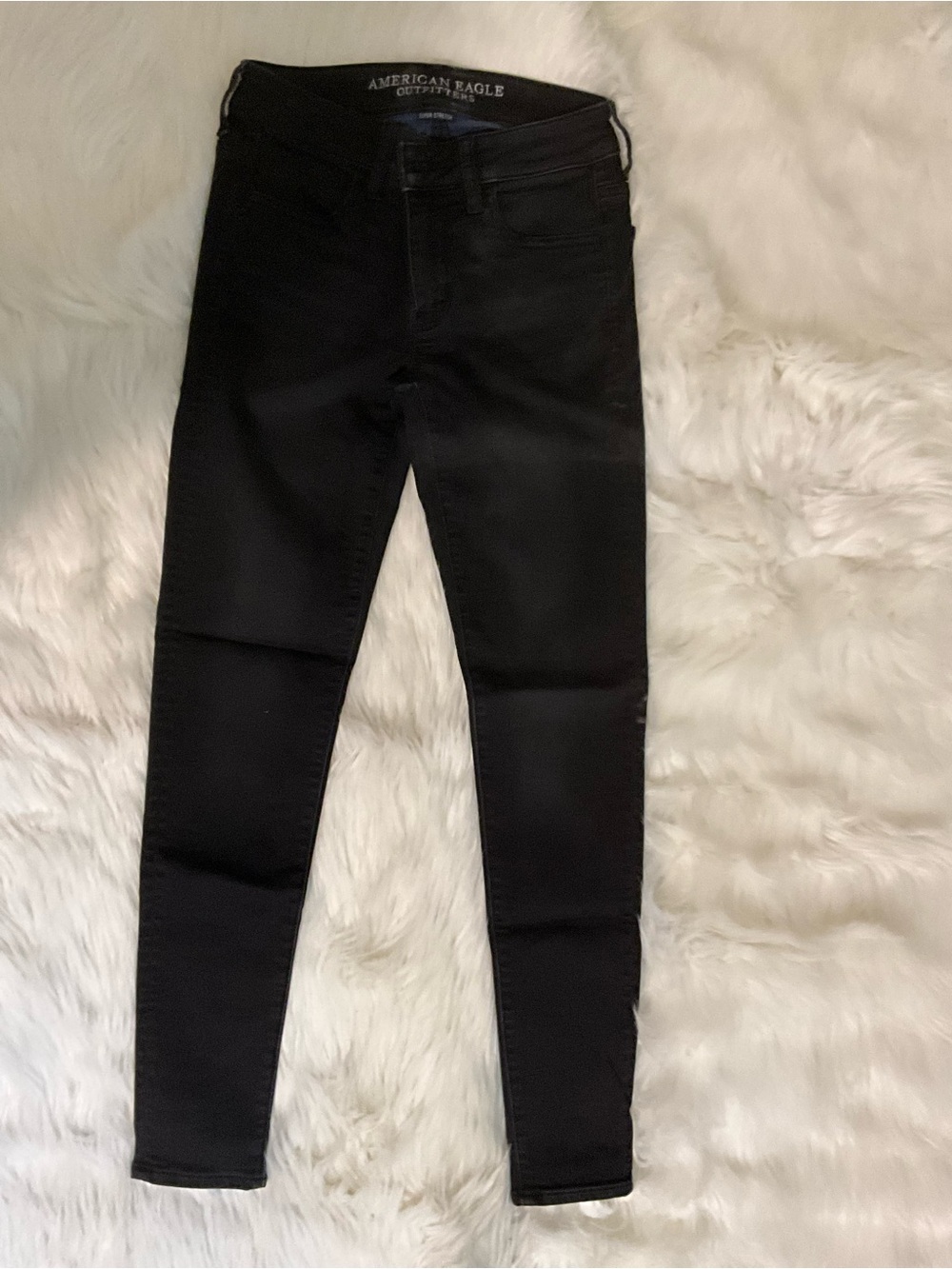 American Eagle Outfitters Black Skinny Jeans - High Rise